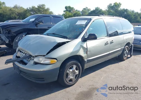 2000 Chrysler Grand Voyager Se z USA, uszkodzony, nr VIN 1C4GJ44R5YB765328